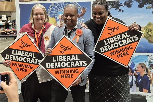 the winning Ouzel Valley councillors