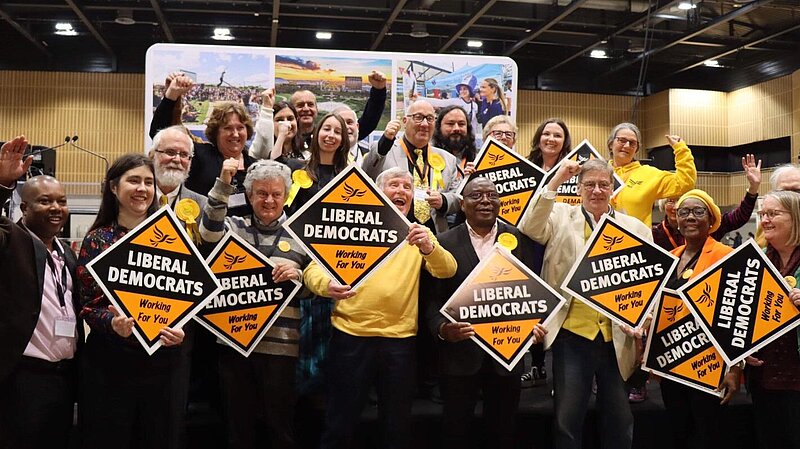 Group photo at MK Council local election count 2024