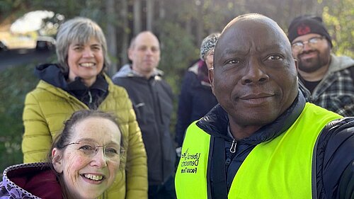 Councillor Tony Oyakhire litter pick