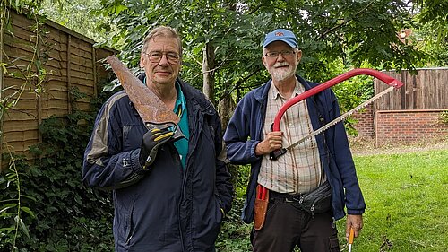 Cllrs Paul Trendall and Graham Eaton