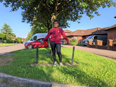 Image courtesy of Nana Oguntola Nana Oguntola at Wavell Court Bolbeck Park Missing sign
