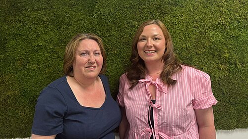Leader of MK Lib Dems Councillor Jane Carr and newly elected Deputy Leader Councillor Kerrie Bradburn