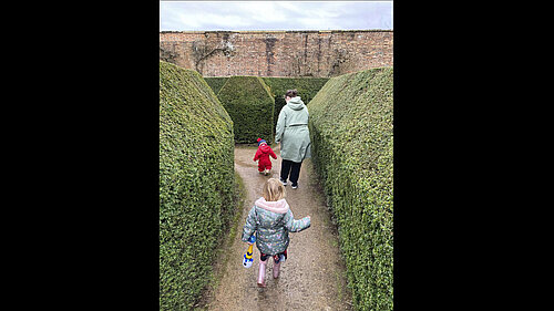 Local mother with her two children