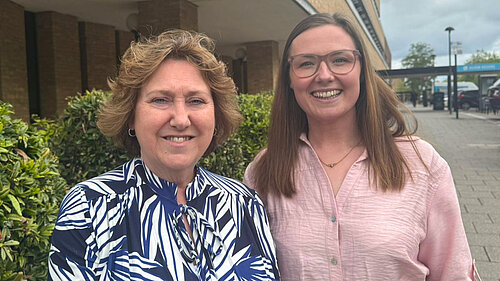 Cllr Jane Carr and Cllr Kerrie Bradburn