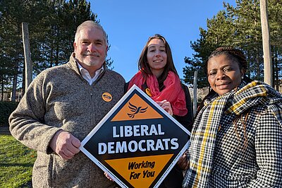 Walton team - Duncan, Clare and Vicky