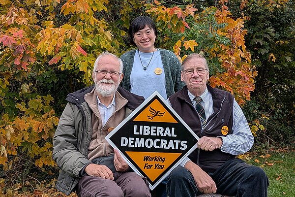 The Campbell Park and Woughton Focus Team, Graham Eaton, Emily Ho and Paul Trendall