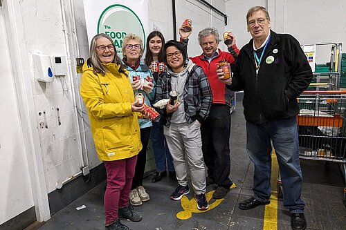 MK Lib Dems at Food Bank