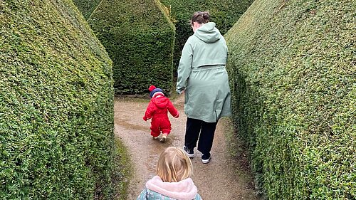 Local mother with her two children